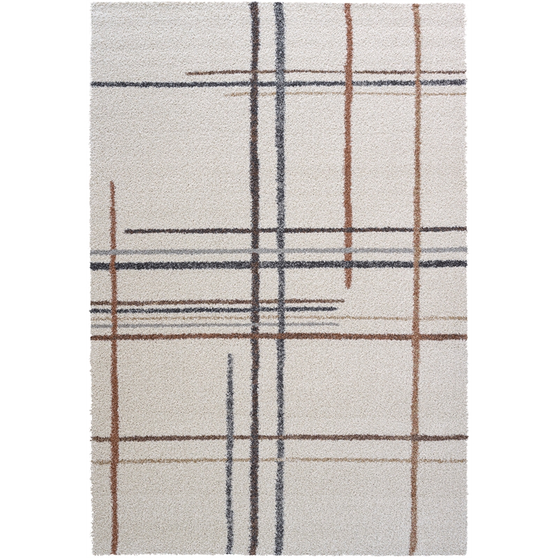 Granada Armandi Beige Brown Charcoal Multi Polypropylene Area Rug