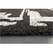 Granada Fable Black Charcoal Brown Gray Ivory Polypropylene Area Rug