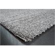 Granada Liora Charcoal Gray Ivory and White Polypropylene Area Rug