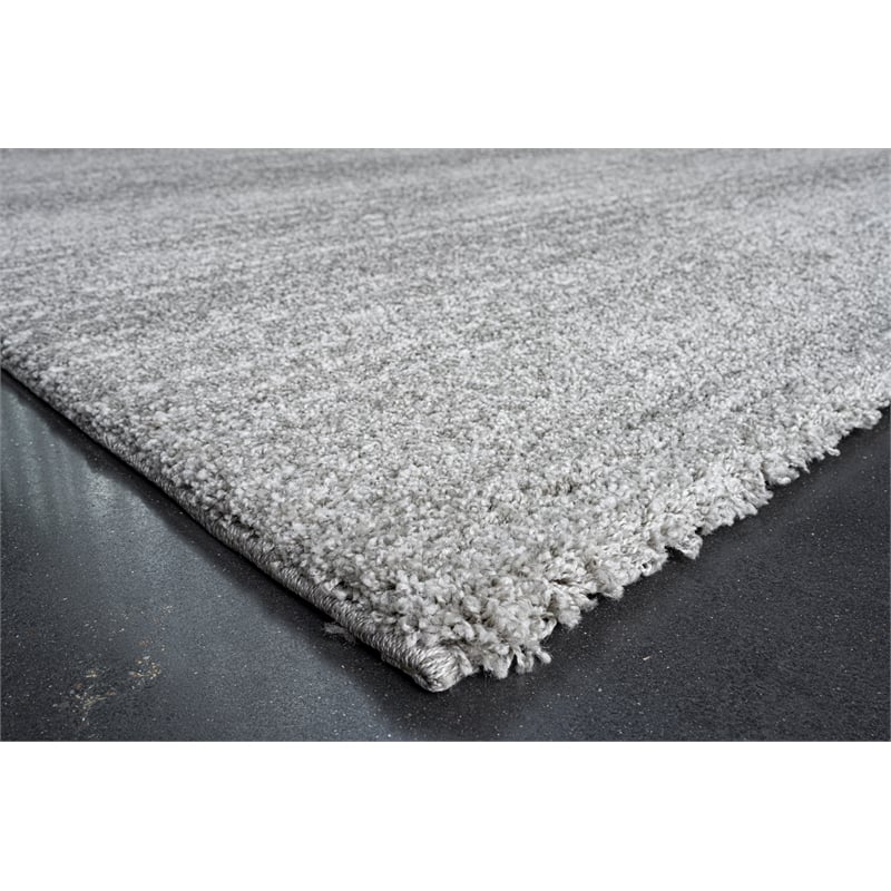 Granada Liora Gray Ivory and White Polypropylene Area Rug