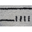 Granada Kienna Black Charcoal Ivory and White Polypropylene Area Rug