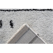 Granada Kienna Black Charcoal Ivory and White Polypropylene Area Rug