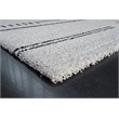 Granada Kienna Black Charcoal Ivory and White Polypropylene Area Rug