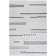 Granada Kienna Black Charcoal Ivory and White Polypropylene Area Rug