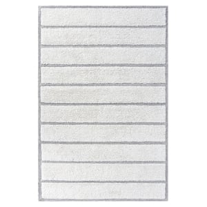 Indie Alana Ivory and Natural Wool High - Low Area Rug