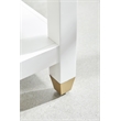 Essentials For Living Traditions Stella 1-Drawer Wood Nightstand in White