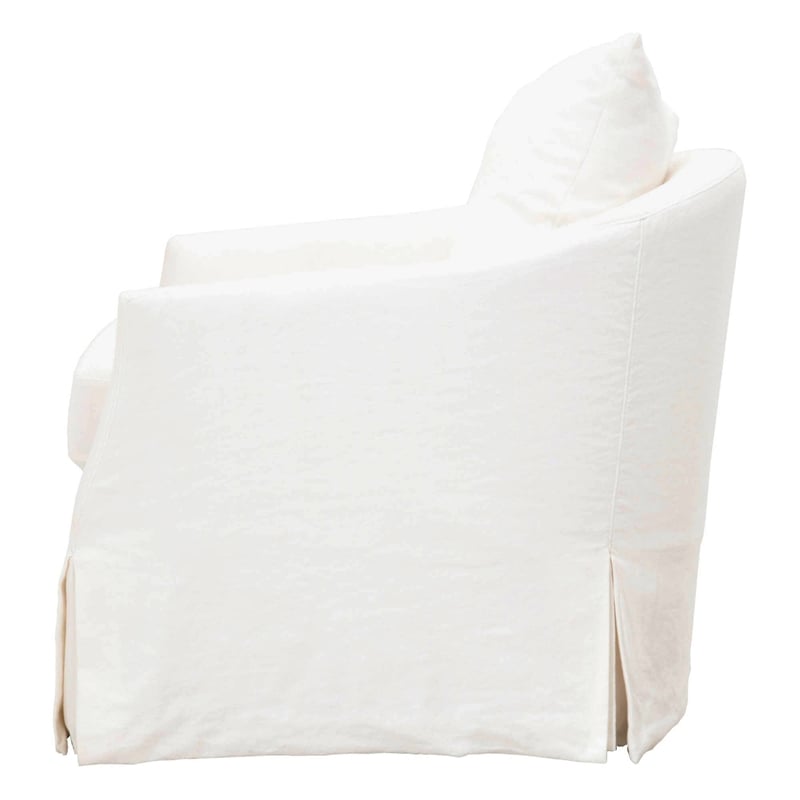 Essentials For Living Stitch & Hand Faye Fabric Club Chair in Cream