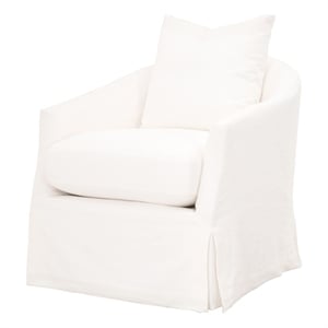 Essentials For Living Stitch & Hand Faye Fabric Club Chair in Cream