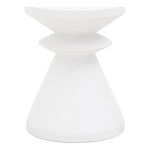 Essentials For Living District Pawn Stone Accent Table in Ivory