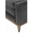 Essentials For Living Stitch & Hand Parker Fabric Sofa Chair in Gray