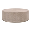 Essentials For Living District Roto Wood Large Coffee Table in Gray