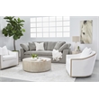 Essentials For Living District Roto Wood Large Coffee Table in Gray