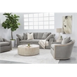 Essentials For Living District Roto Wood Large Coffee Table in Gray