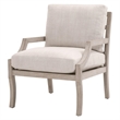 Essentials For Living Stitch & Hand Stratton Fabric Club Chair in Beige