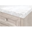 Essentials For Living Traditions Azure Wood Media Chest in Natural Gray