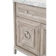 Essentials For Living Traditions Azure Wood Media Chest in Natural Gray