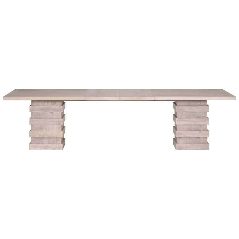 Essentials For Living Traditions Plaza Wood Extension Dining Table - Gray