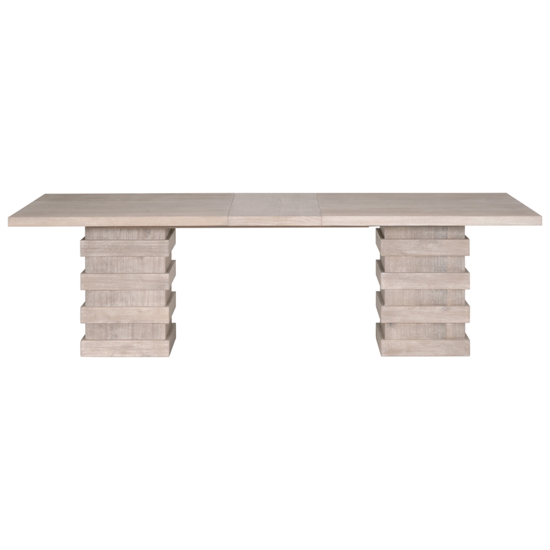 Essentials For Living Traditions Plaza Wood Extension Dining Table - Gray