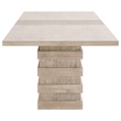 Essentials For Living Traditions Plaza Wood Extension Dining Table - Gray