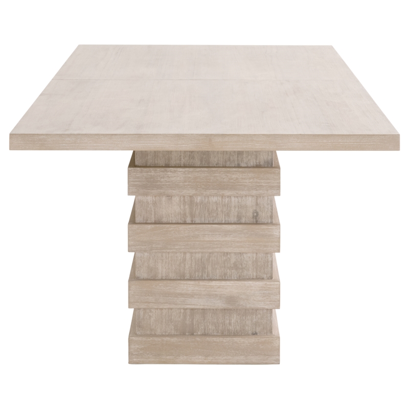 Essentials For Living Traditions Plaza Wood Extension Dining Table - Gray