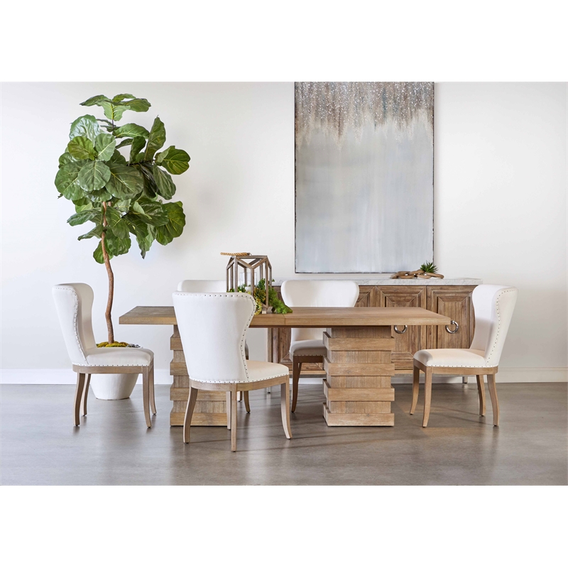 Essentials For Living Traditions Plaza Wood Extension Dining Table - Gray