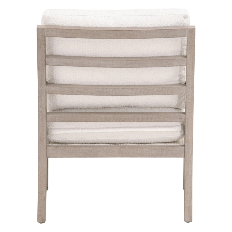 Essentials For Living Stitch & Hand Stratton Fabric Club Chair in White