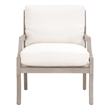 Essentials For Living Stitch & Hand Stratton Fabric Club Chair in White