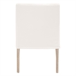 Essentials For Living Stitch & Hand Drake Fabric Arm Chair in White