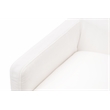 Essentials For Living Stitch & Hand Drake Fabric Arm Chair in White