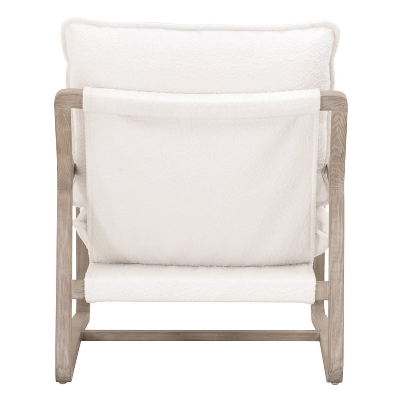 Essentials For Living Stitch & Hand Hamlin Fabric Club Chair - White/Gray