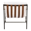 Essentials For Living Stitch & Hand Brando Fabric Club Chair in White