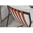 Essentials For Living Stitch & Hand Brando Fabric Club Chair in White