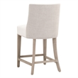Duet Counter Stool - LiveSmart Peyton-Pearl and Bisque French Linen Fabric