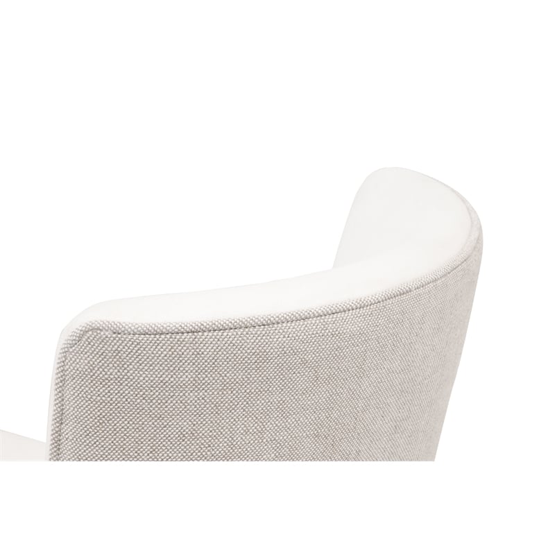 Duet Counter Stool - LiveSmart Peyton-Pearl and Bisque French Linen Fabric