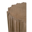 Roma End Table - Natural Beige Solid Wood
