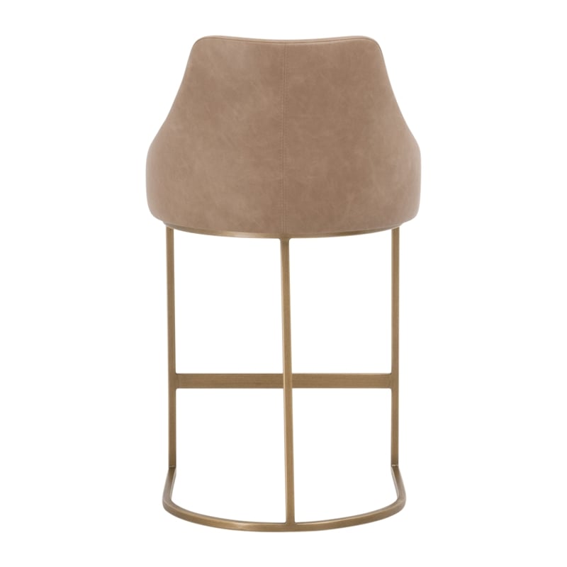 Essentials For Living Parissa Counter Stool Set of 2 in Tan