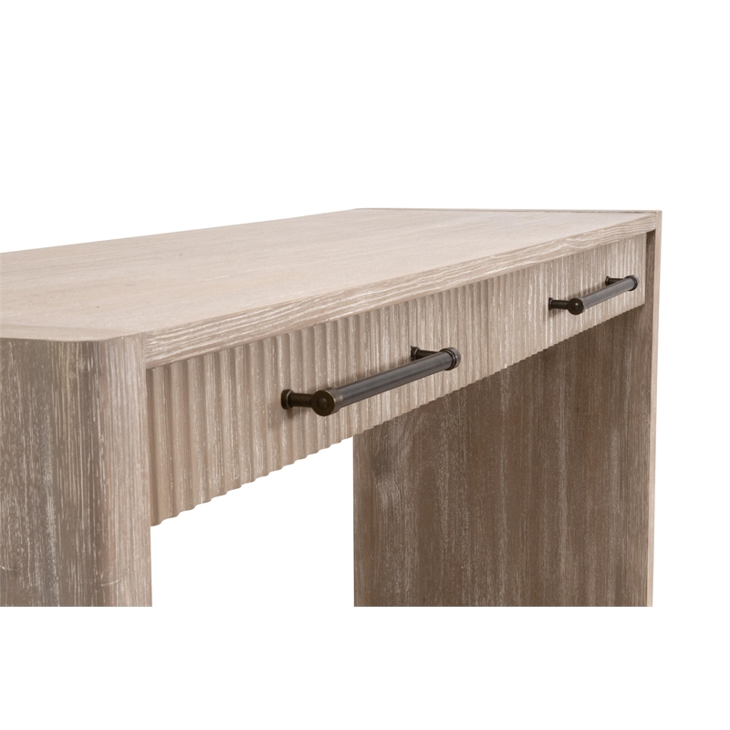 Essentials For Living Halloway 2-Drawer Console Table in Natural