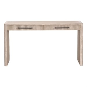 Essentials For Living Halloway 2-Drawer Console Table in Natural