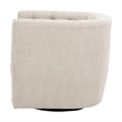 Essentials For Living Marcel Swivel Club Chair in Bisque
