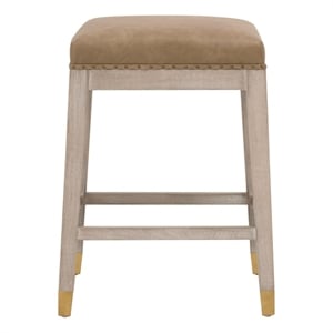 Essentials For Living Wyatt Counter Stool in Natural Gray Ash