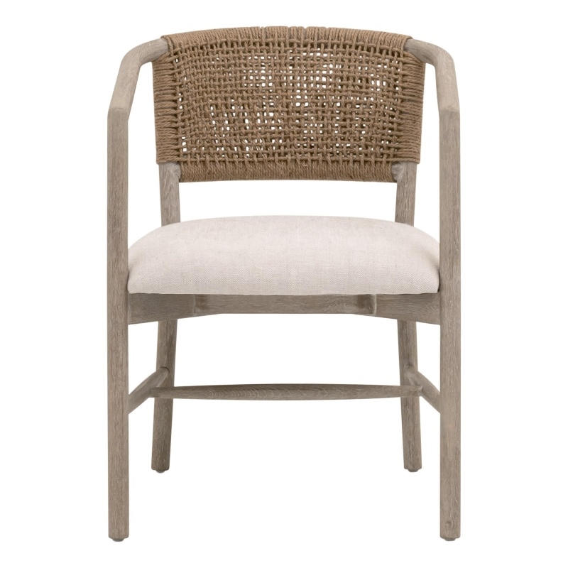 Essentials For Living Juxtaposition Accent Chair in Bisque