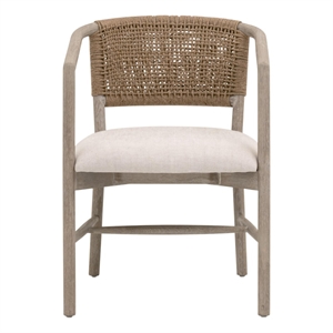 Essentials For Living Juxtaposition Accent Chair in Bisque