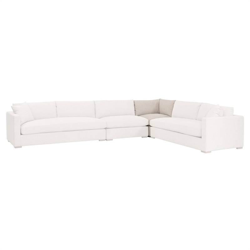 Essentials For Living Newport Outdoor Modular Corner Chair in Sand