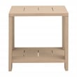 Essentials For Living Sur Outdoor End Table in Washed Ever Teak