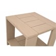 Essentials For Living Sur Outdoor End Table in Washed Ever Teak