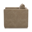Essentials For Living Siena Plinth Base Swivel Club Chair in Natural Gray Oak