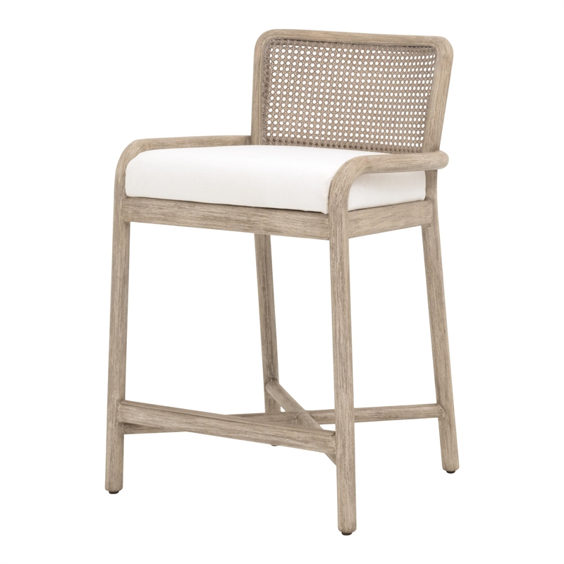 Essentials For Living Avalon Counter Stool in Natural Gray