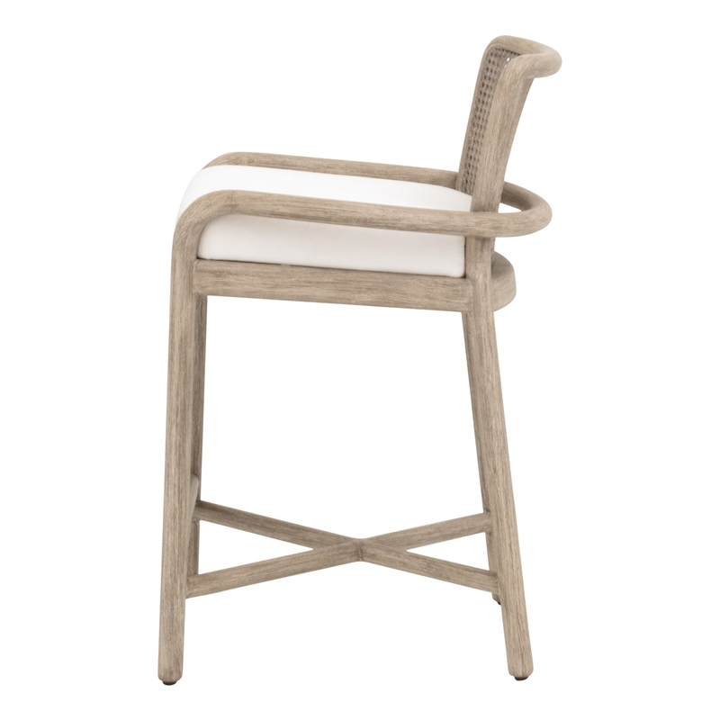 Essentials For Living Avalon Counter Stool in Natural Gray