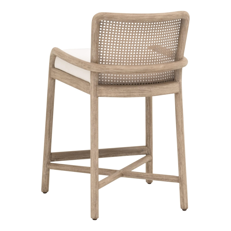 Essentials For Living Avalon Counter Stool in Natural Gray