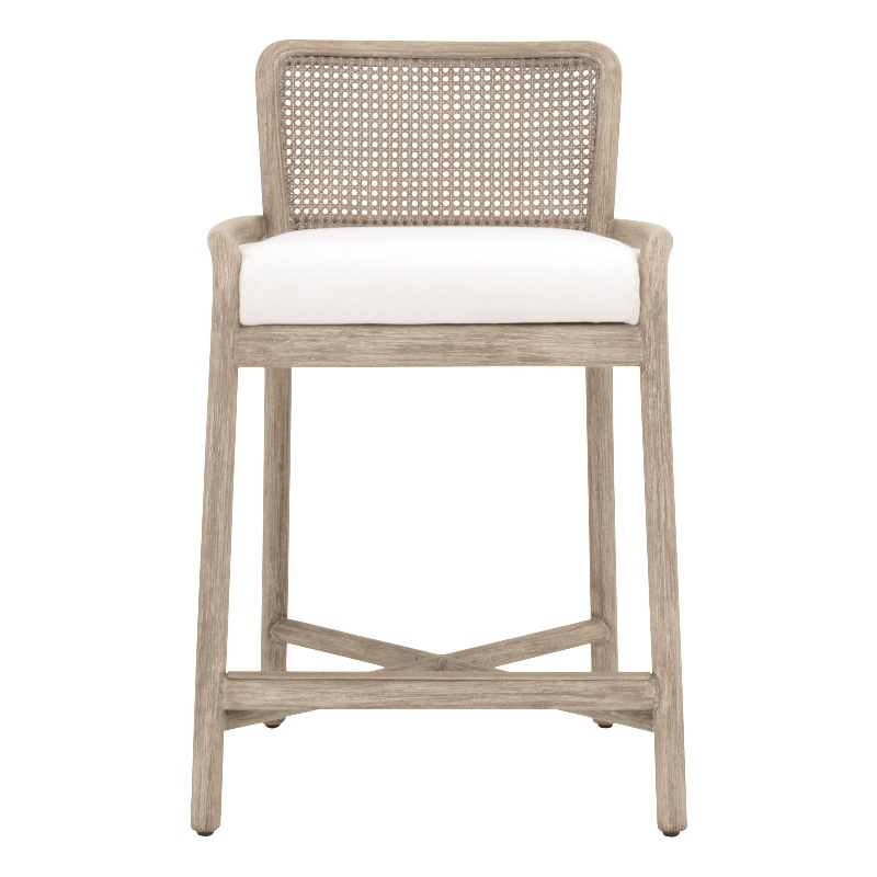 Essentials For Living Avalon Counter Stool in Natural Gray